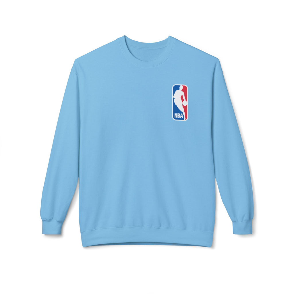 NBA Logo Sweatshirt | Basketball Logo Crewneck, Athletic Fan Apparel