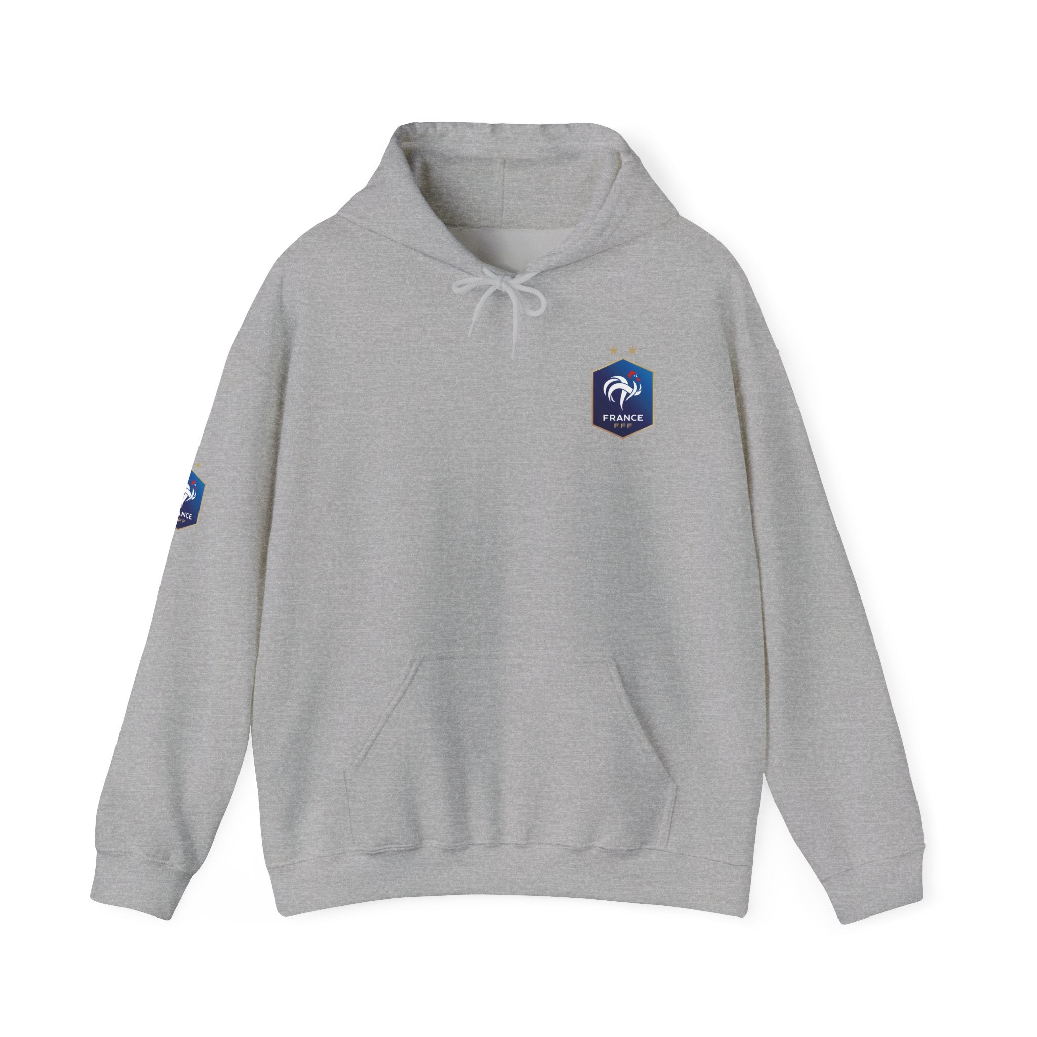 France Logo Hoodie French Crest Pullover with 'FRANCE' Back Print