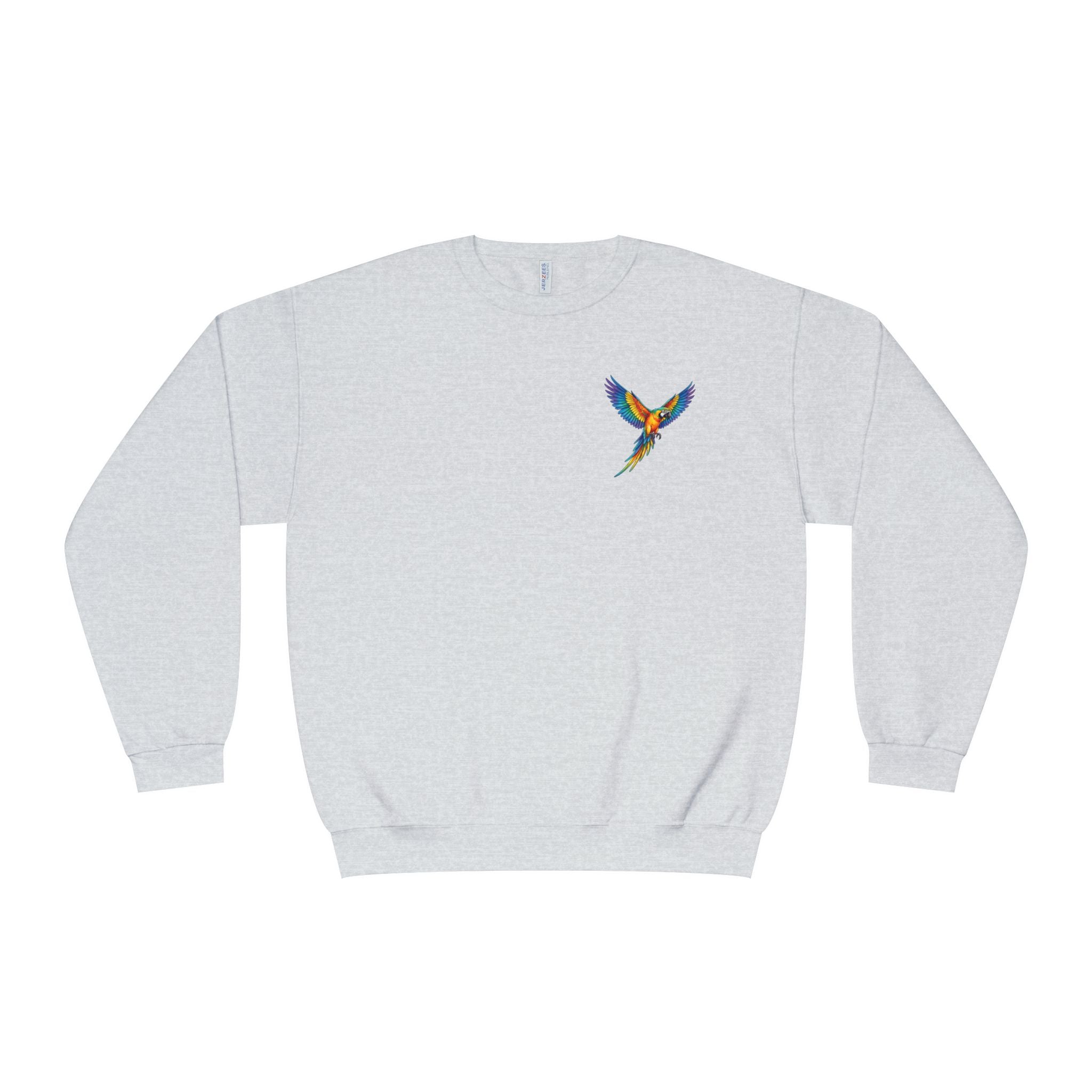 Tropical Beach Icons Sweatshirt Hummingbird Chest