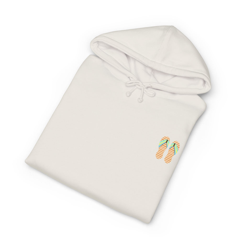 Beach Sunset Hoodie Tropical Palm Trees & Flip Flops Graphic Sweatshirt