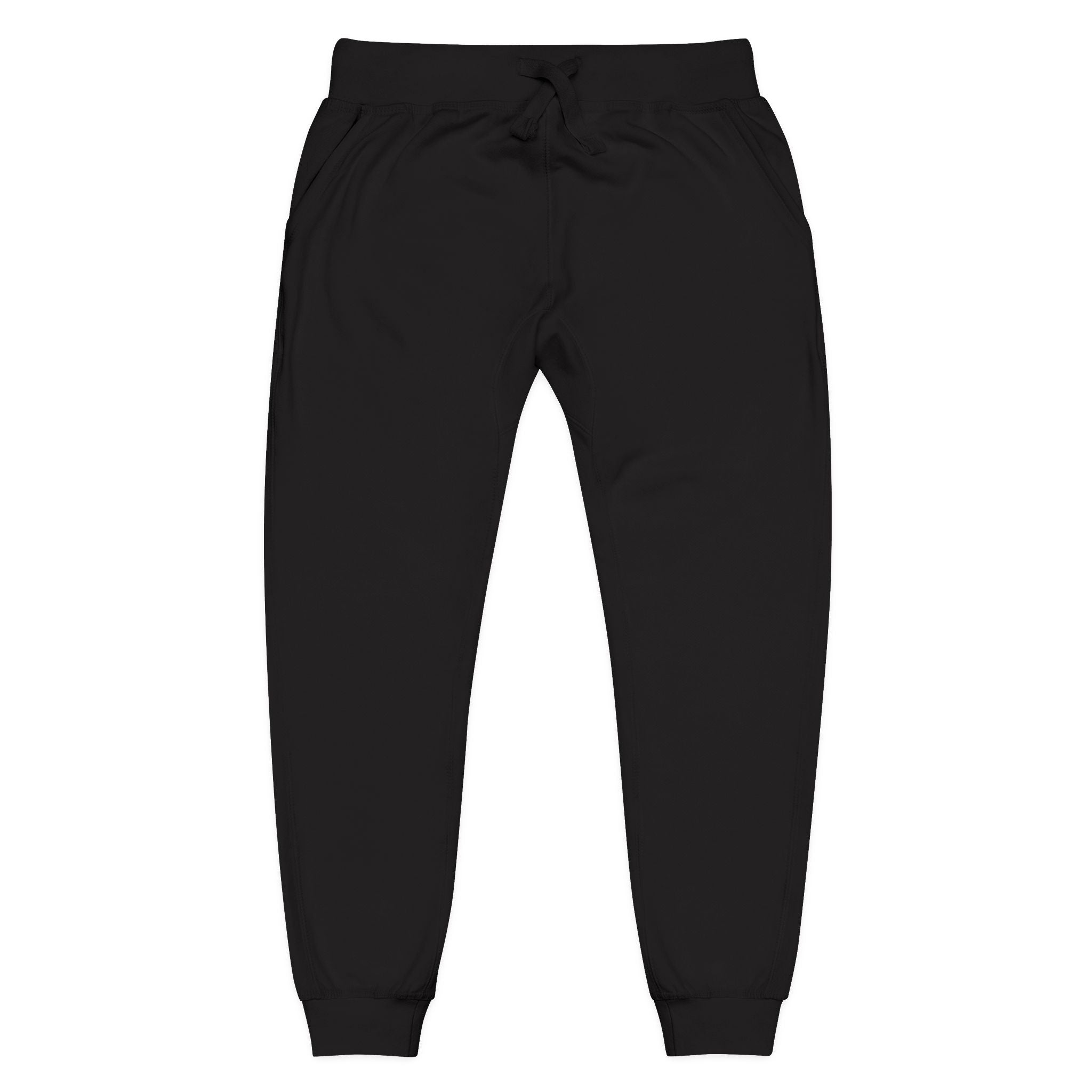 Embroidered Fleece Sweatpants Cozy Joggers with Subtle Stitching