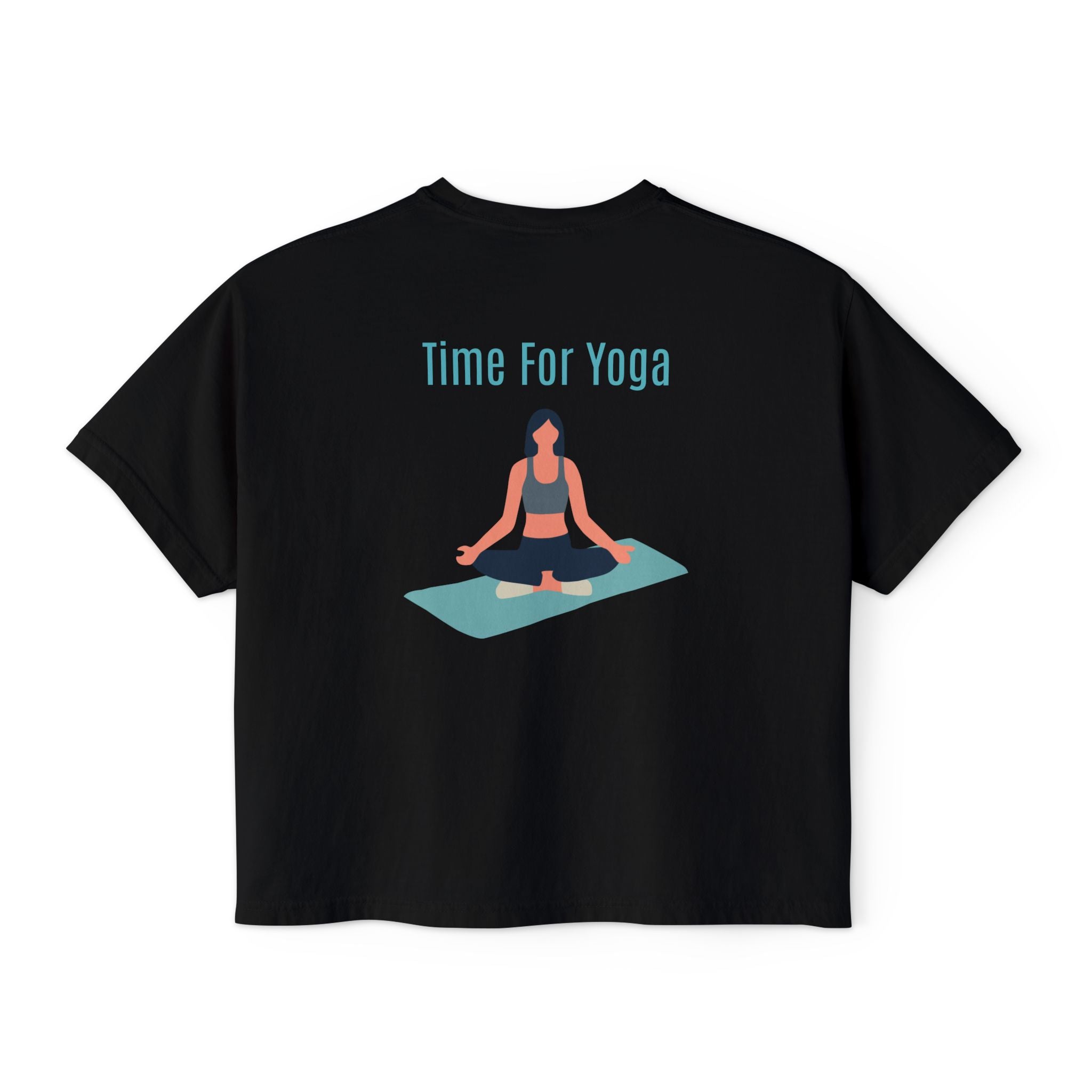 Time For Yoga Tee | Yoga Pose Graphic Tee