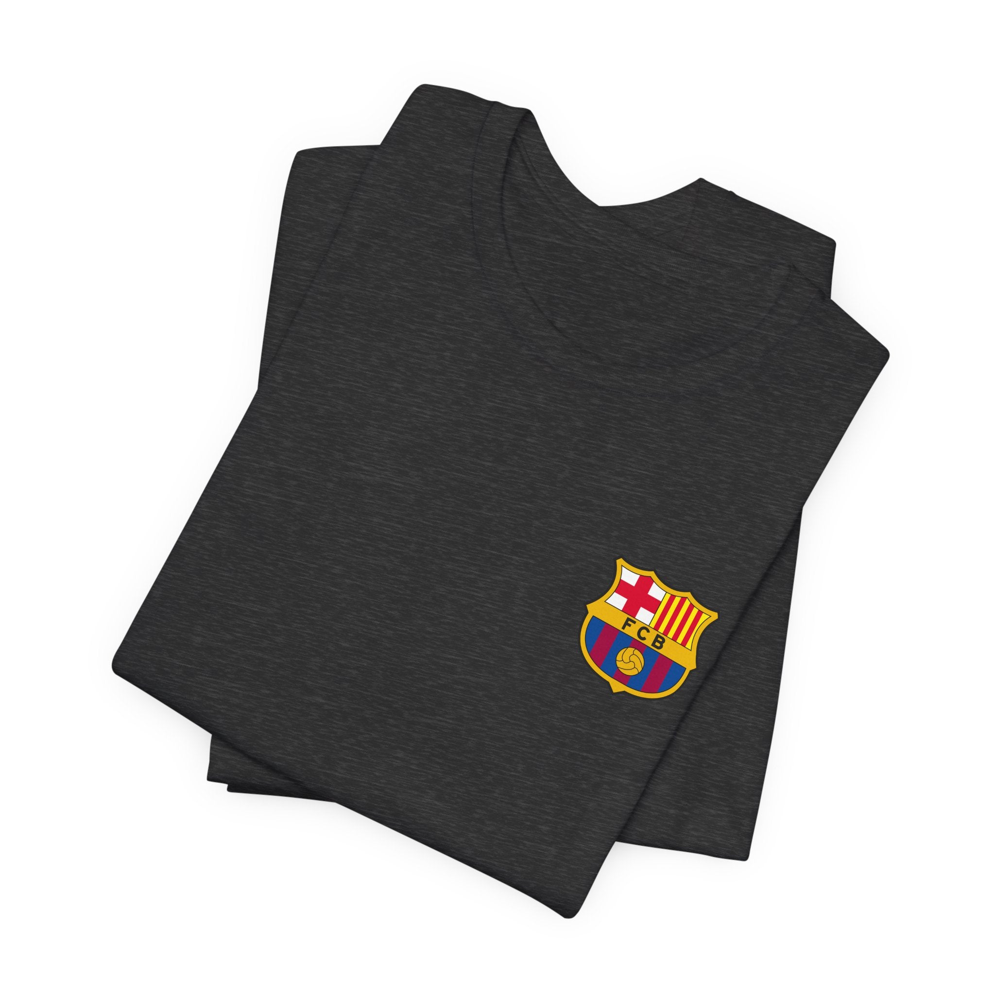Barcelona Crest T‑Shirt  Minimal Football Fan Tee