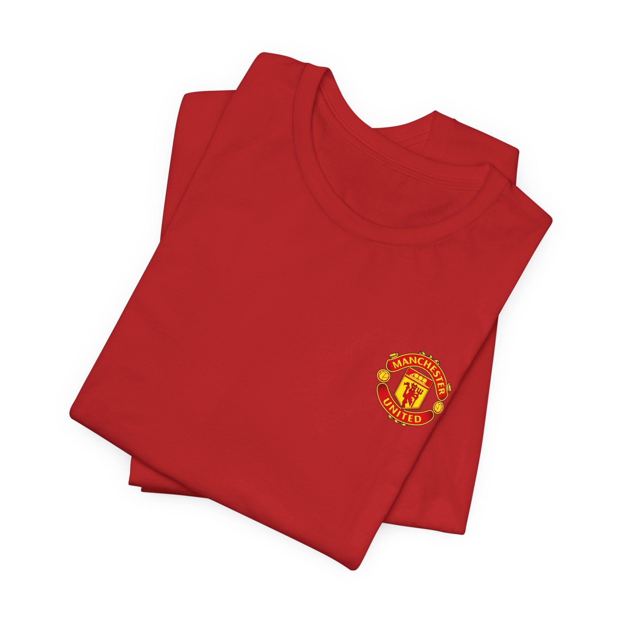 Manchester United Crest T-Shirt Soccer Club Logo Tee