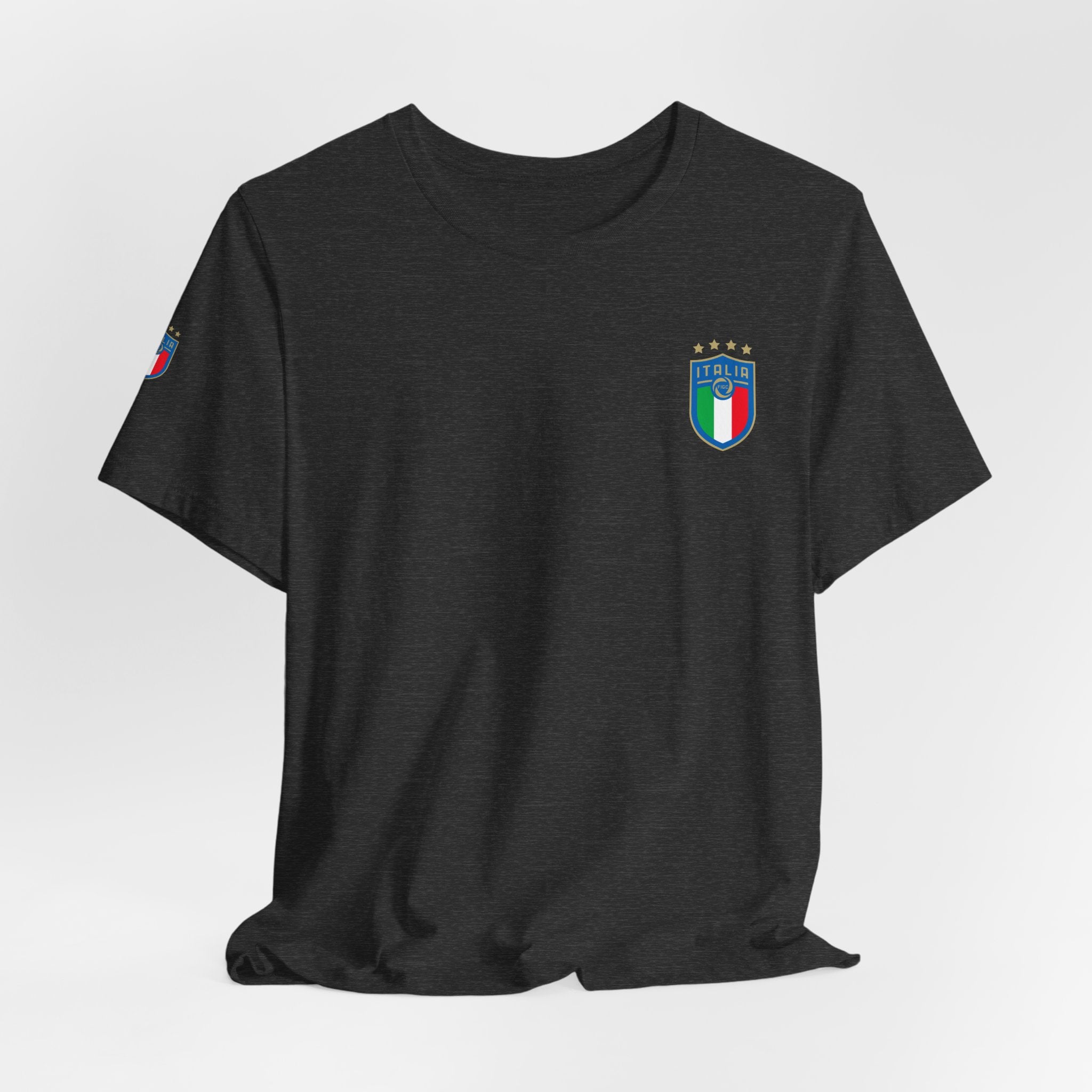 Italy Crest Tee  Italian Flag Shield T-Shirt
