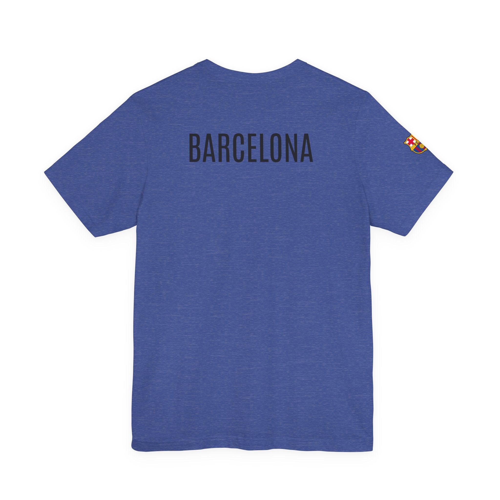 Barcelona Crest T‑Shirt  Minimal Football Fan Tee