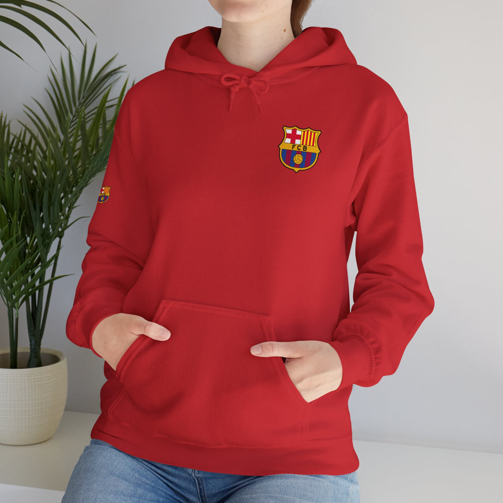 Hoodie  Barcelona Crest Hoodie with Small Badge