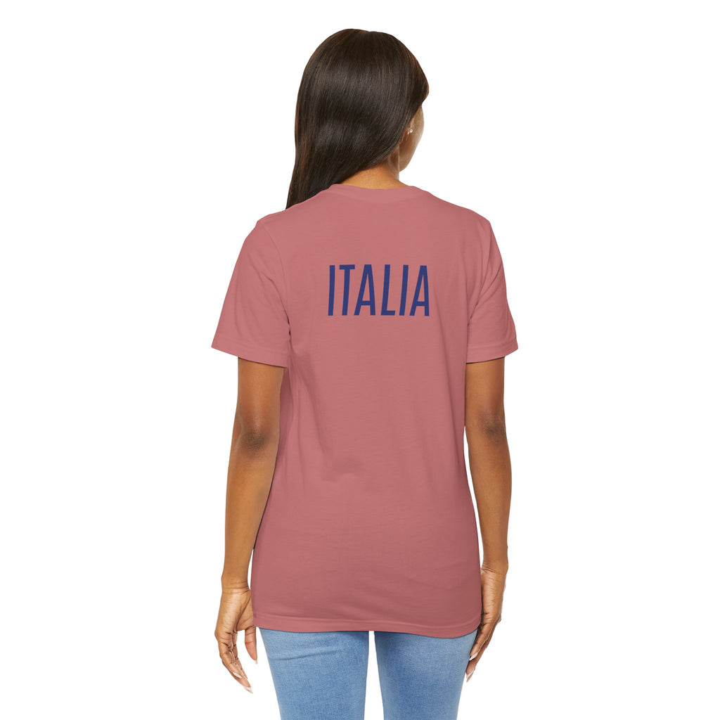Italy Crest Tee  Italian Flag Shield T-Shirt