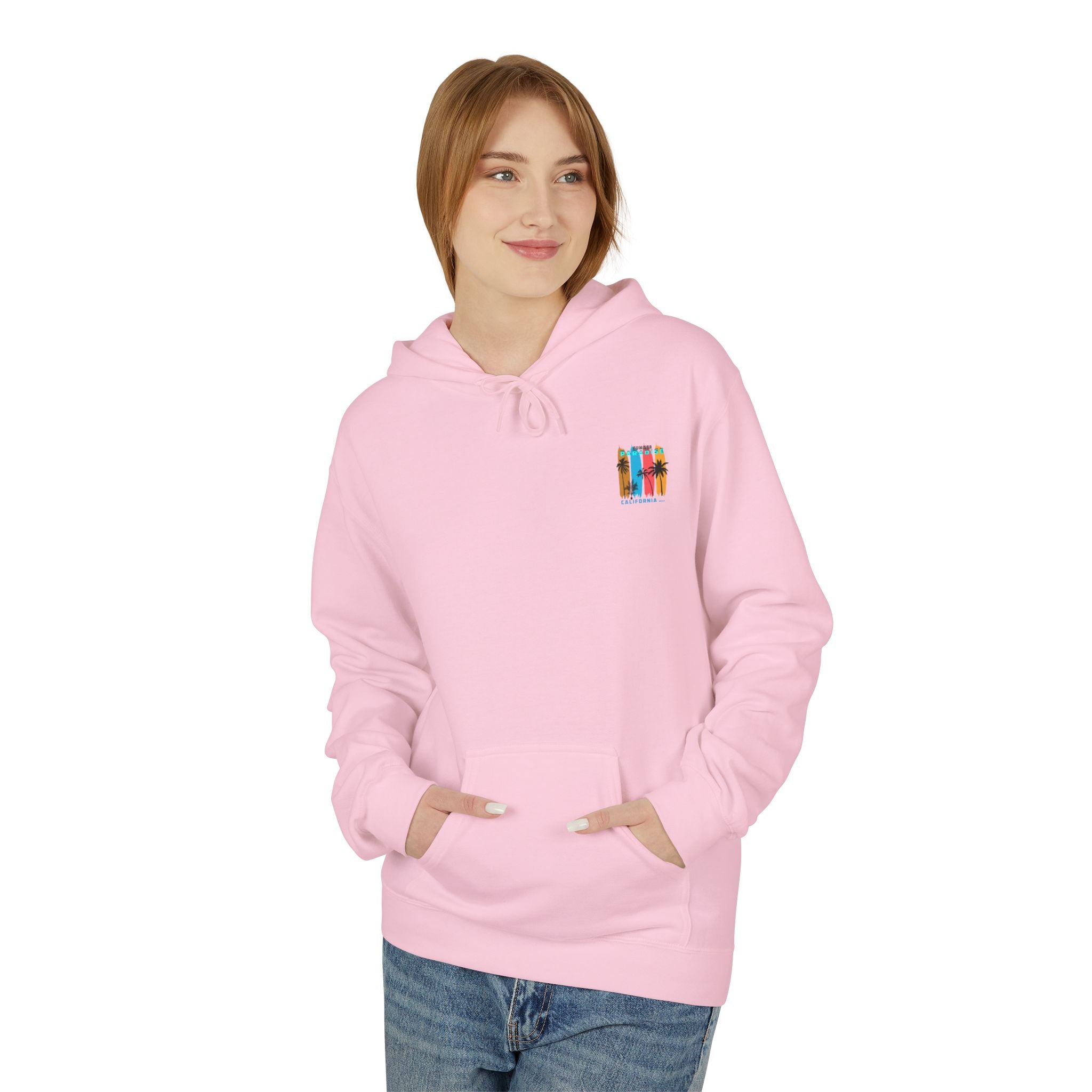 California Sunset Surf Hoodie  Summer Vacation Beach Pullover