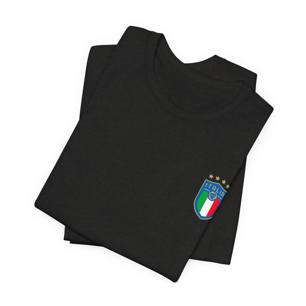 Italy Crest Tee  Italian Flag Shield T-Shirt