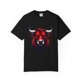 Red Bull Head Chicago T-Shirt Bull Illustration