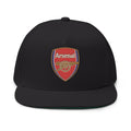 Arsenal Embroidered Flat Bill Cap  White Snapback Hat