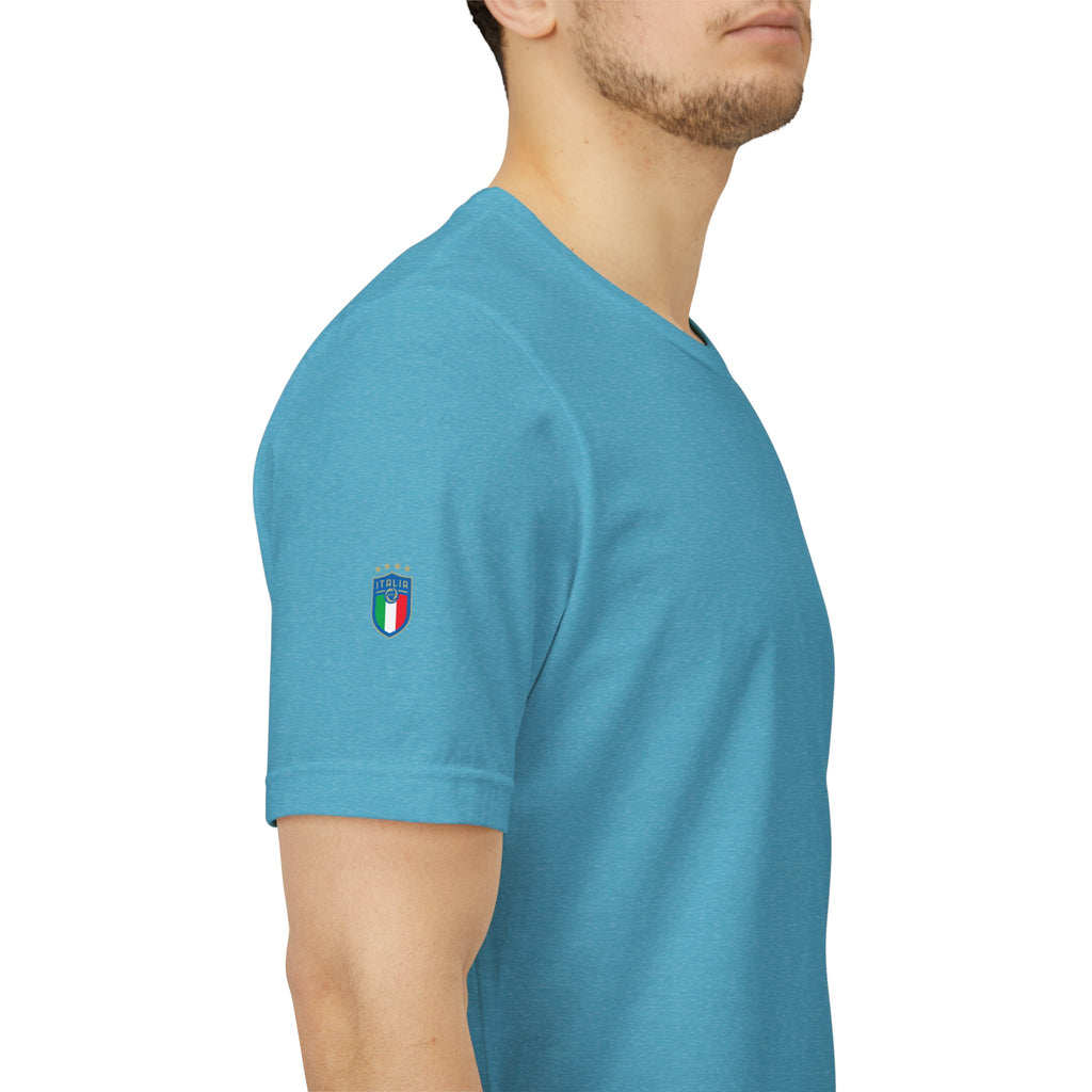 Italy Crest Tee  Italian Flag Shield T-Shirt