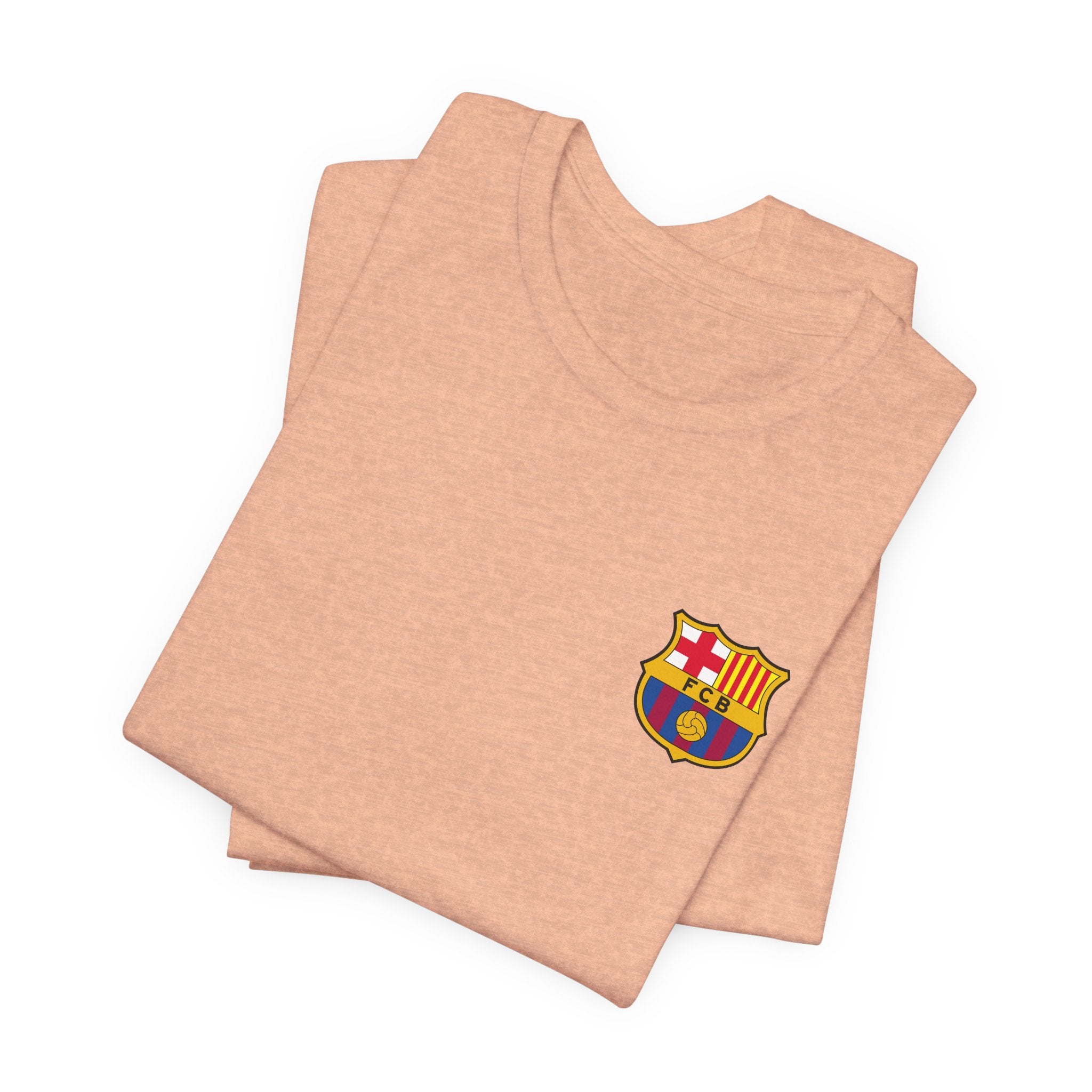 Barcelona Crest T‑Shirt  Minimal Football Fan Tee