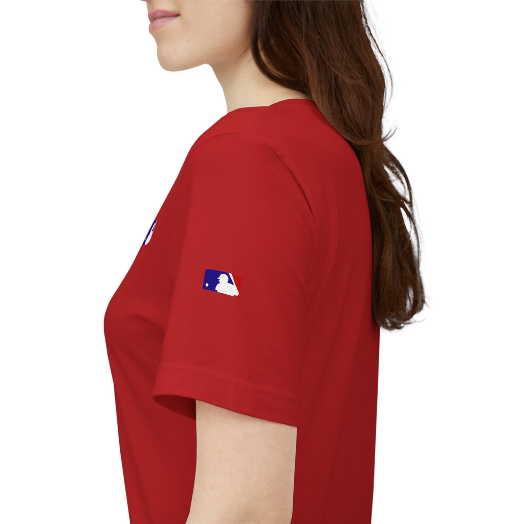 Baseball Logo T-Shirt  Minimal Chest Patch Tee