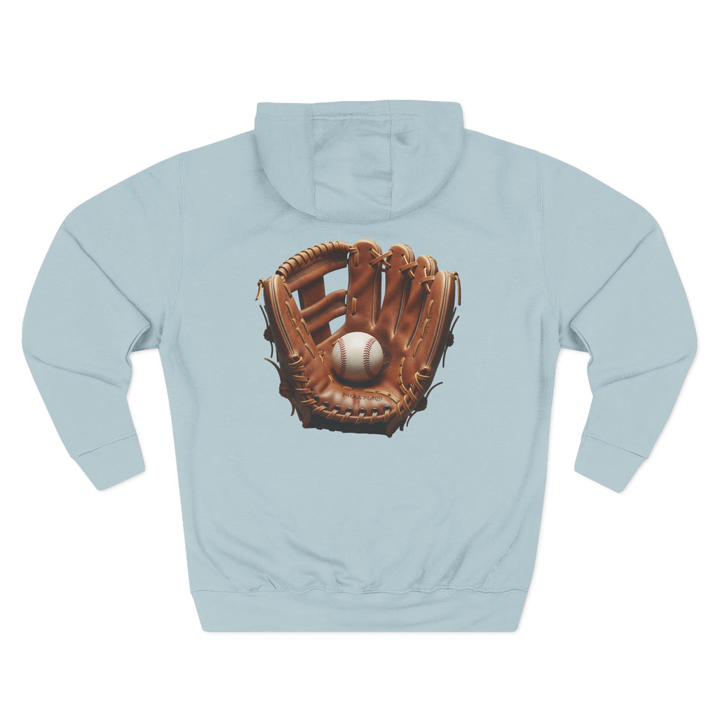 Baseball Glove Hoodie  Vintage Catcher Mitt Graphic Pullover