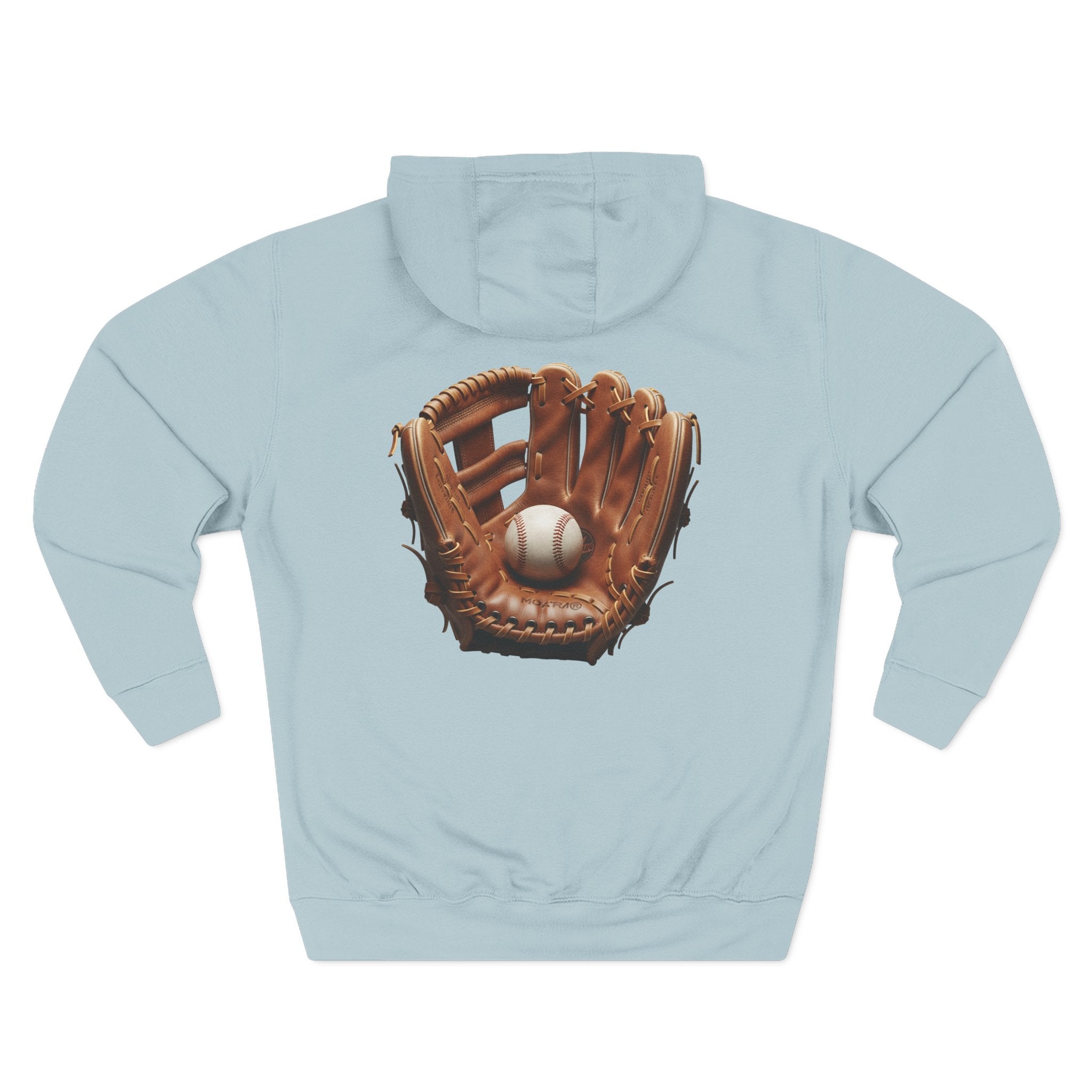 Baseball Glove Hoodie  Vintage Catcher Mitt Graphic Pullover