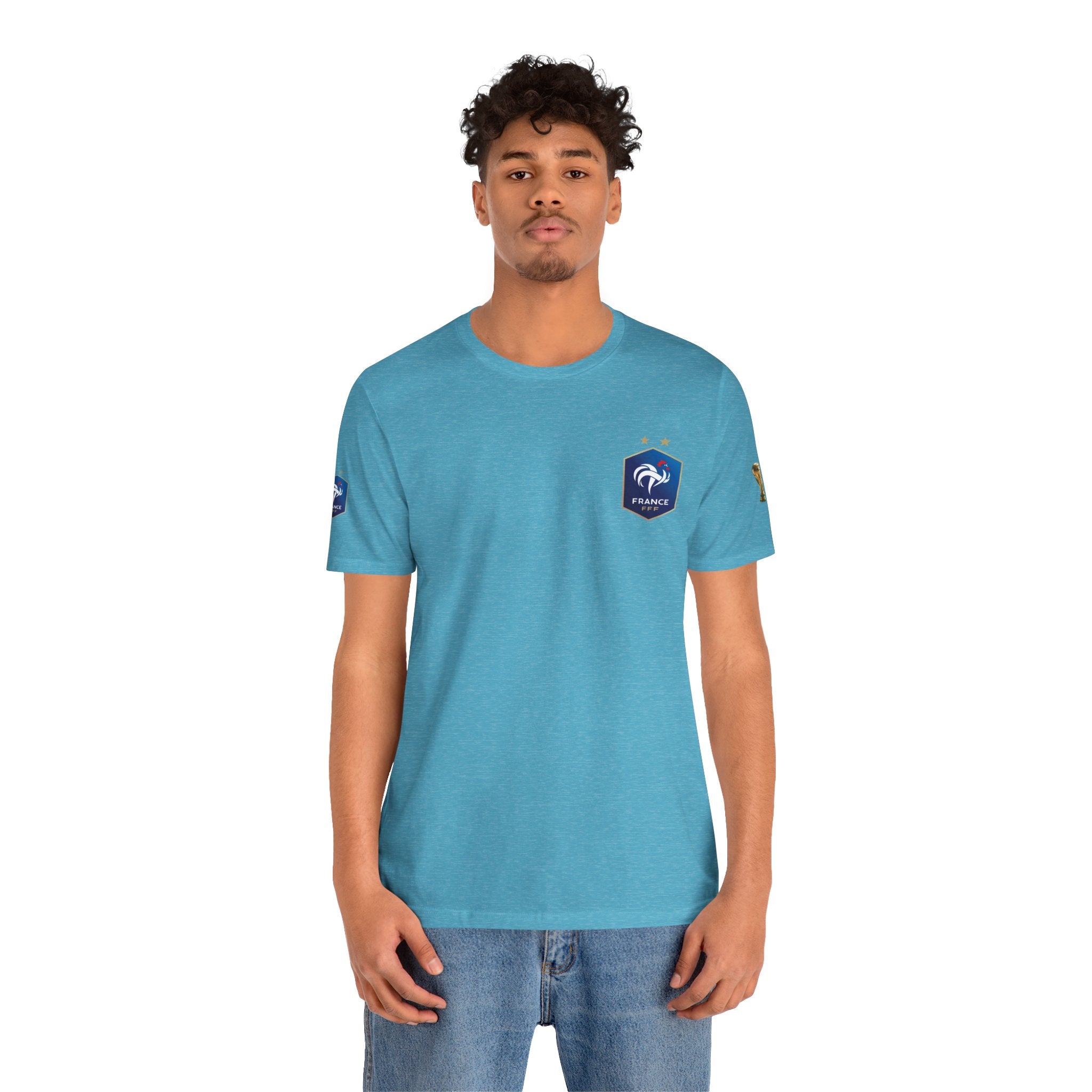 France World Cup Trophy T‑Shirt  Football Fan Jersey