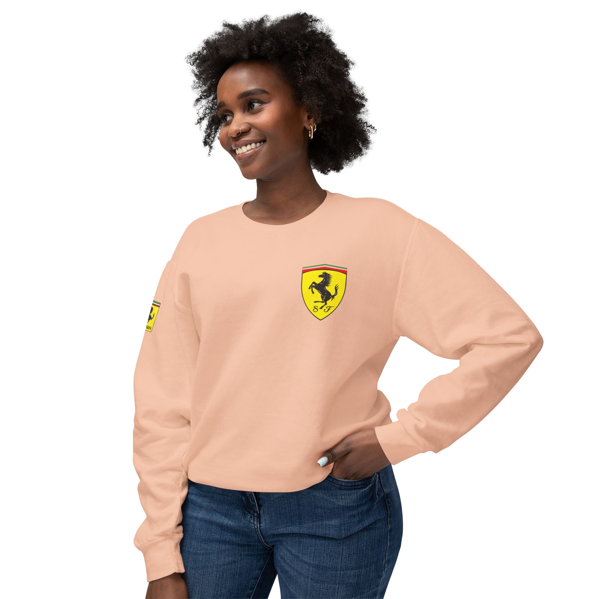 Ferrari Logo Crewneck Sweatshirt