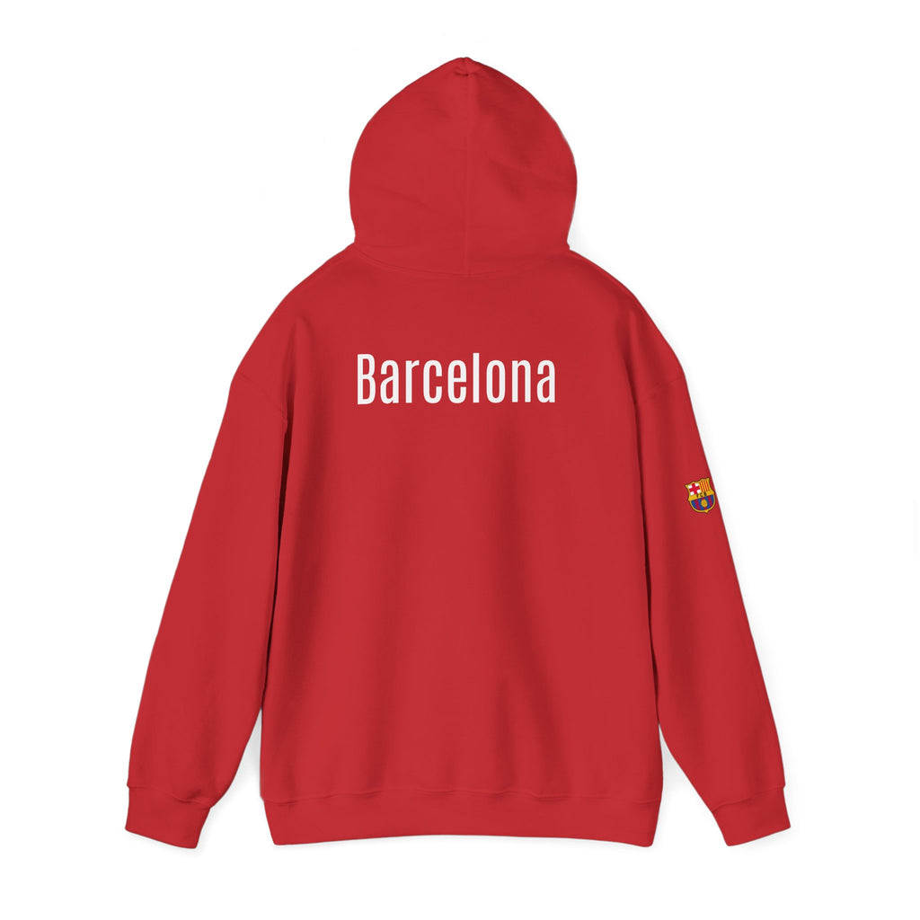 Hoodie  Barcelona Crest Hoodie with Small Badge