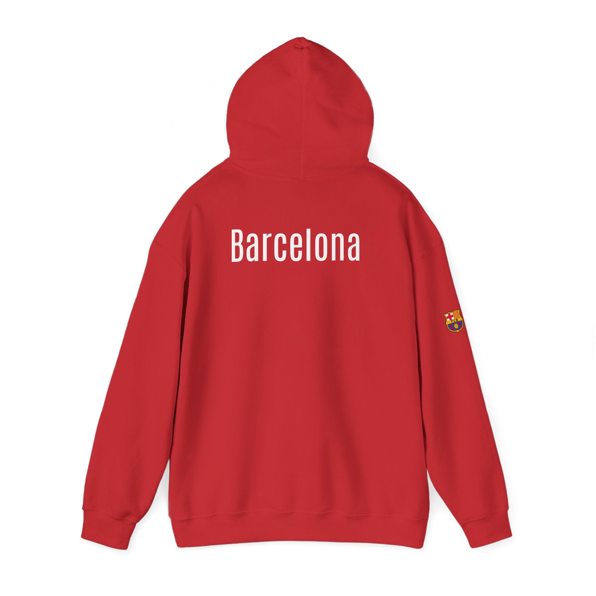 Hoodie  Barcelona Crest Hoodie with Small Badge