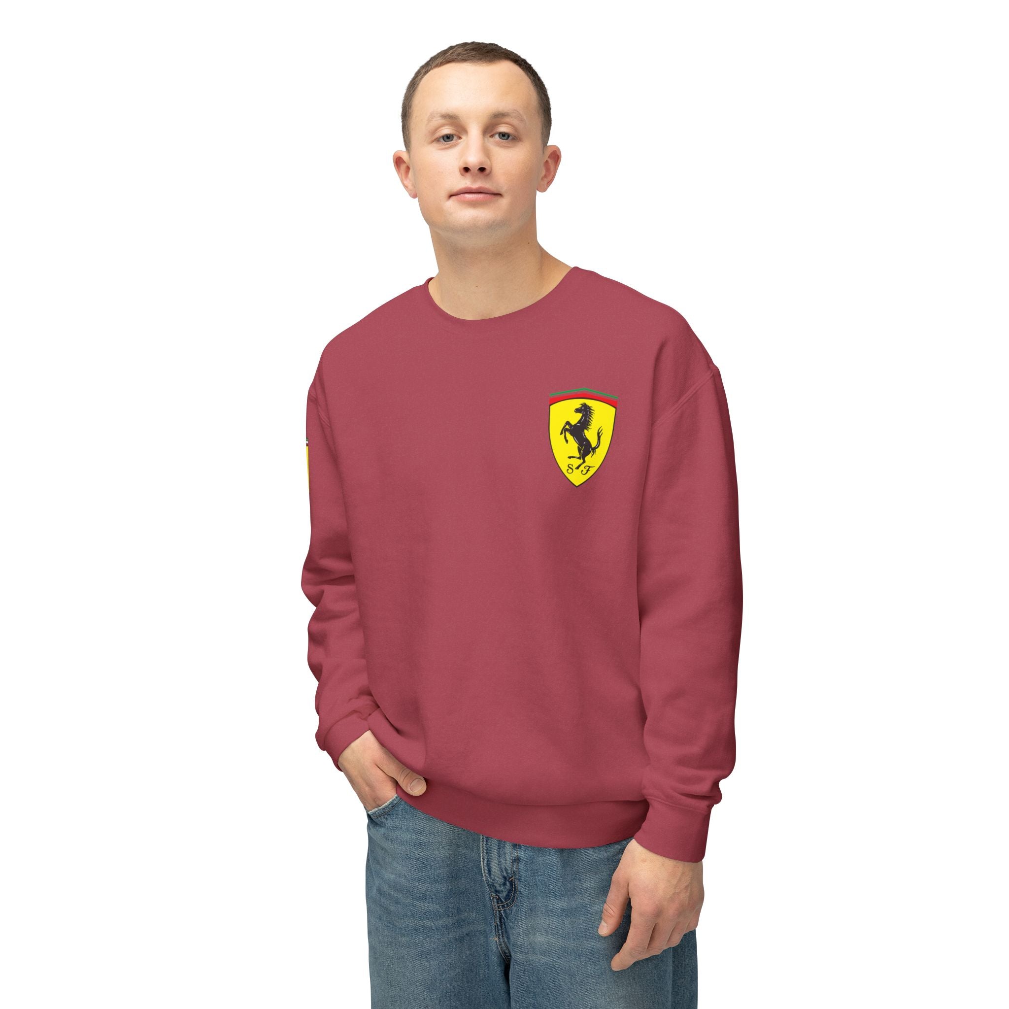 Ferrari Logo Crewneck Sweatshirt