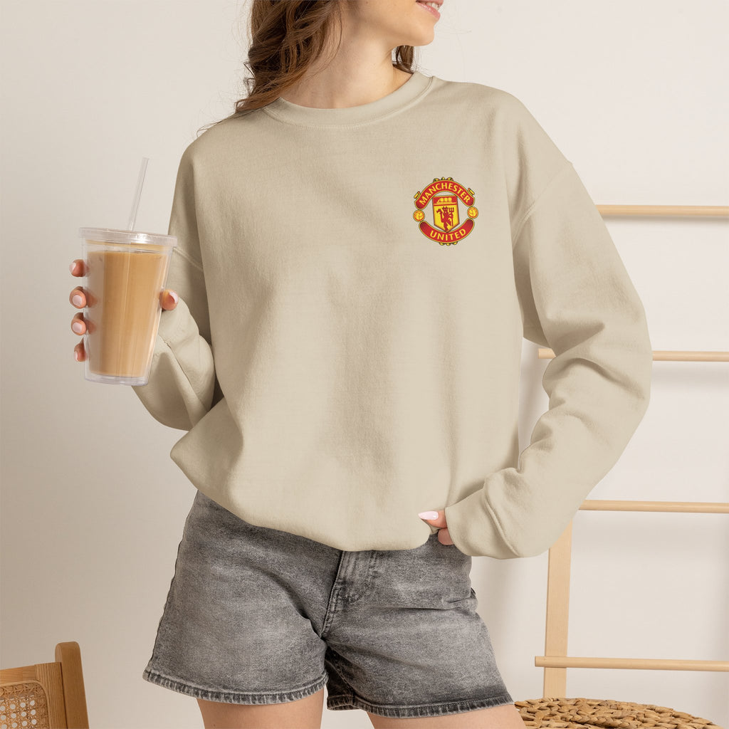 Crewneck Sweatshirt — Manchester United FC Logo Pullover