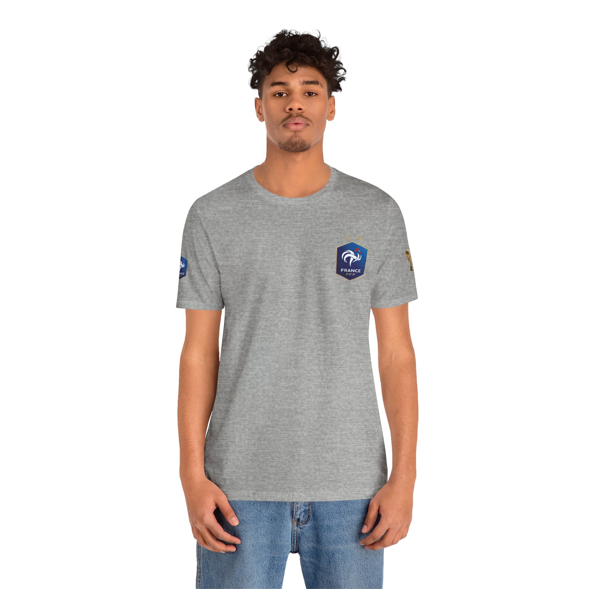 France World Cup Trophy T‑Shirt  Football Fan Jersey