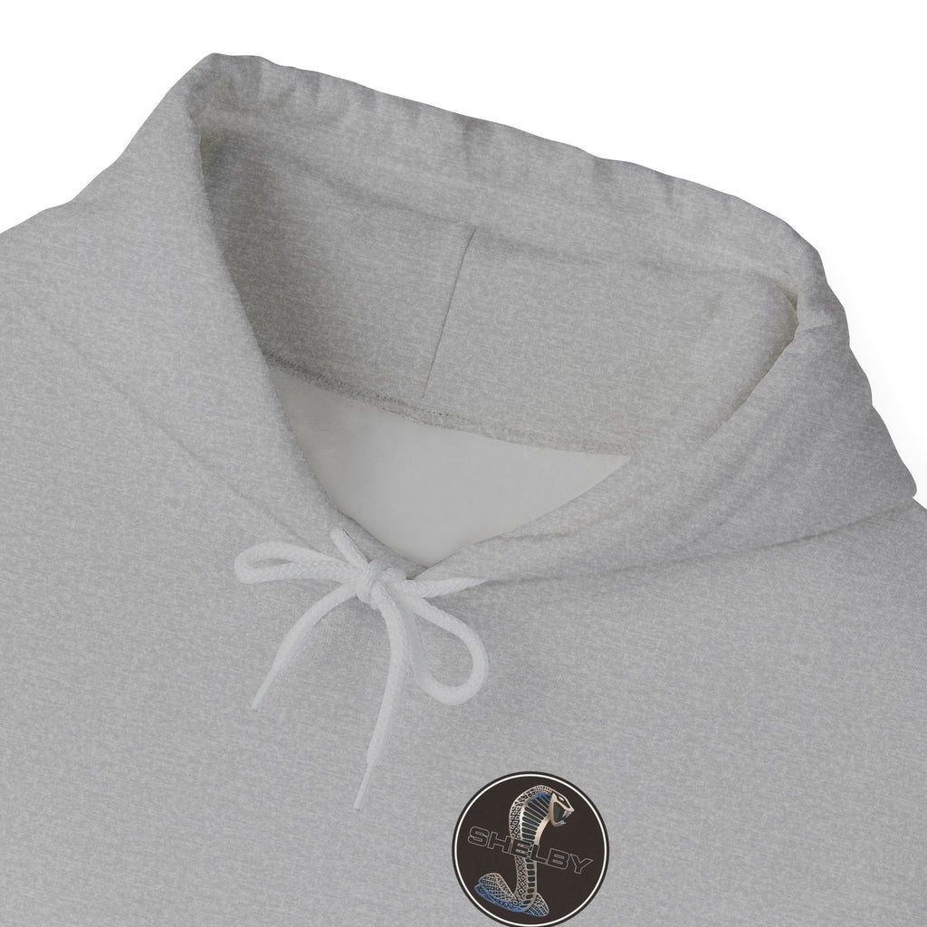 Classic Mustang Hoodie  Vintage Blue Pony Car Pullover