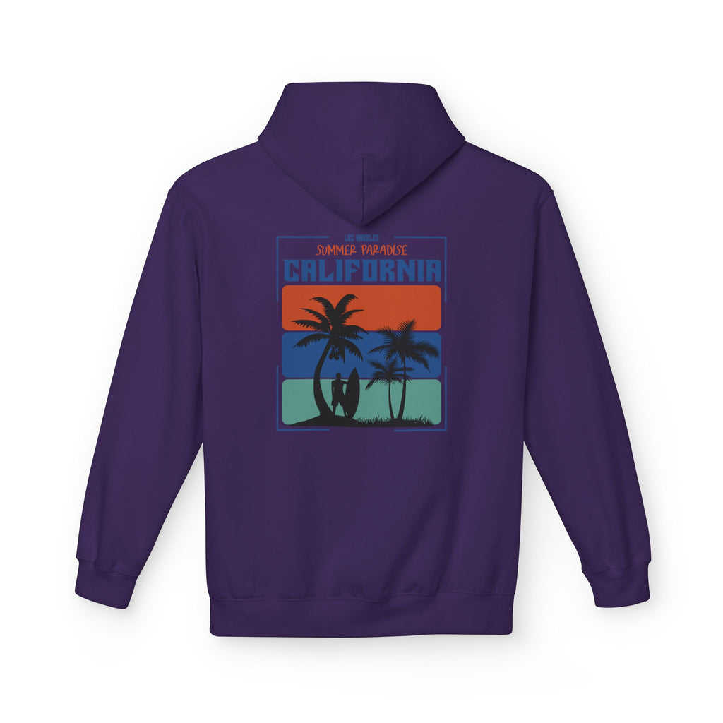 California Sunset Surf Hoodie  Summer Vacation Beach Pullover