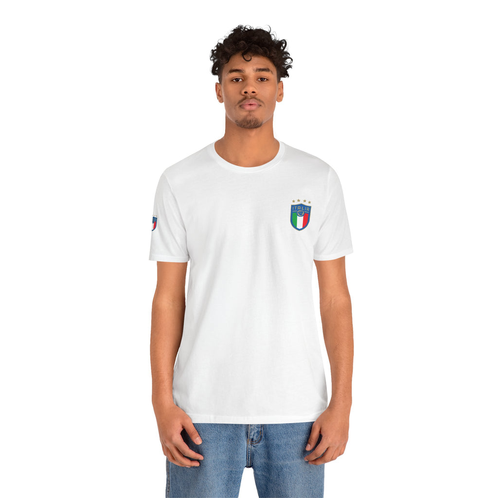 Italy Crest Tee  Italian Flag Shield T-Shirt
