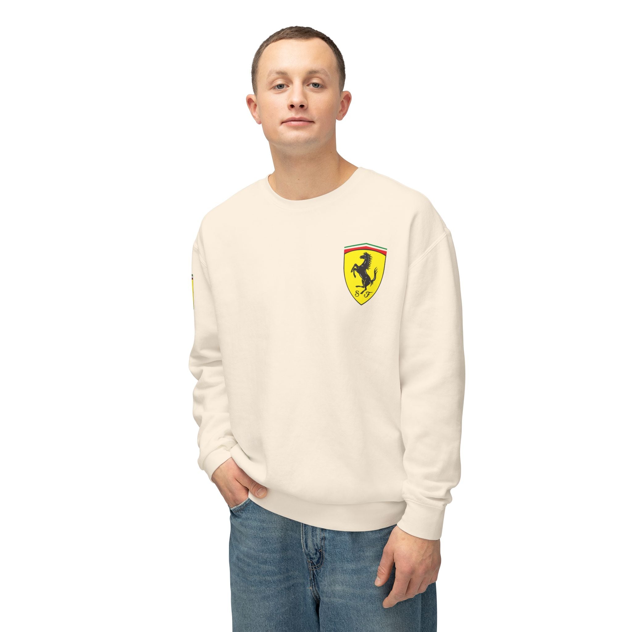 Ferrari Logo Crewneck Sweatshirt