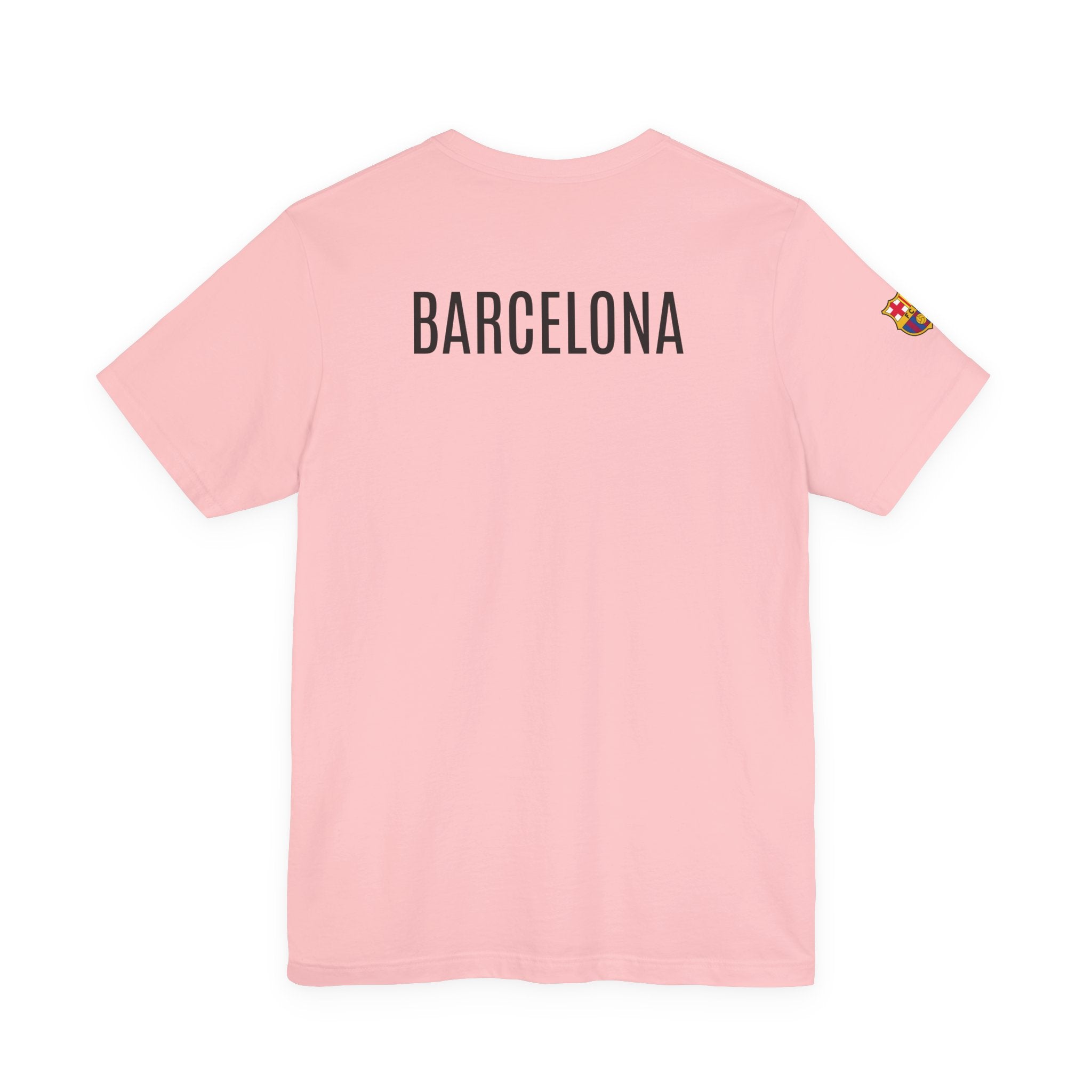 Barcelona Crest T‑Shirt  Minimal Football Fan Tee