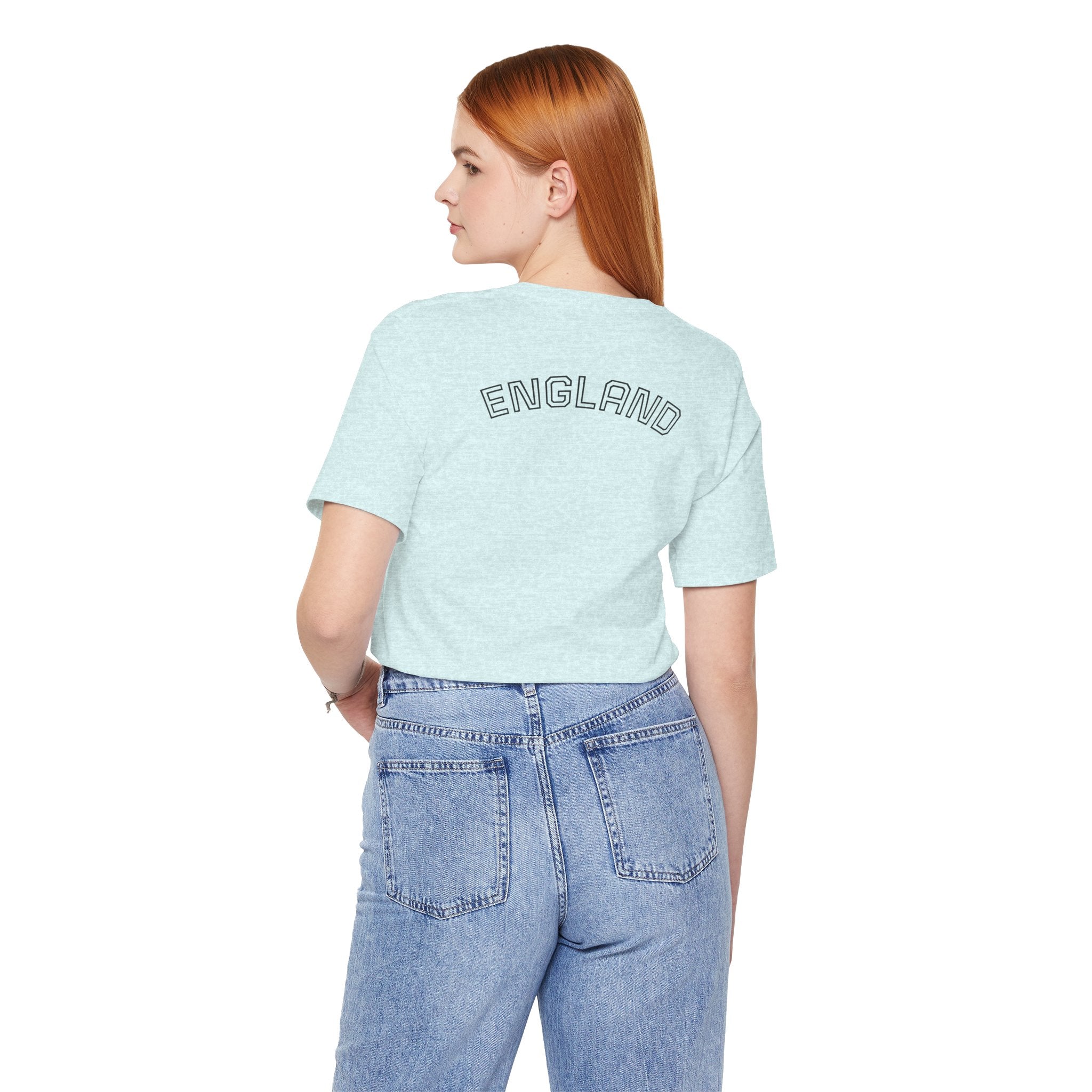 England Crest Soccer Tee — 'ENGLAND' Back Graphic