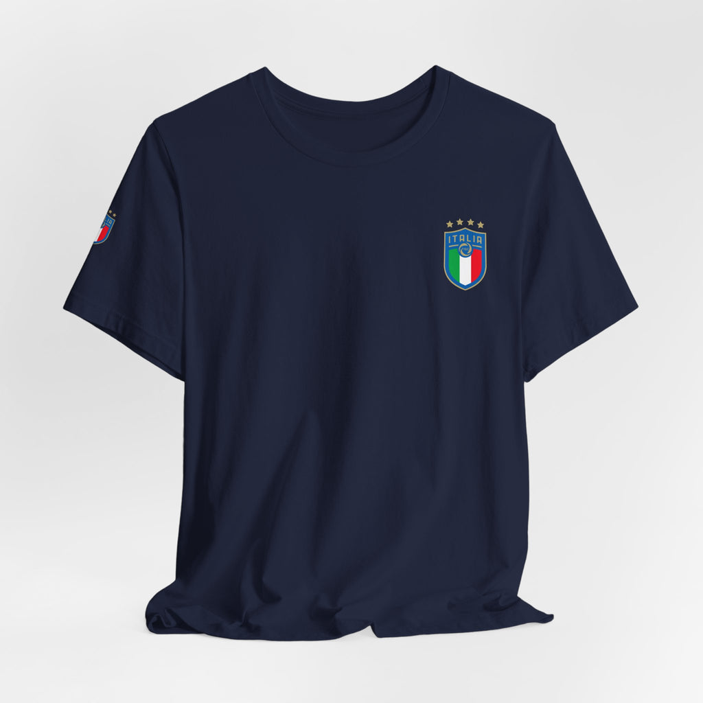 Italy Crest Tee  Italian Flag Shield T-Shirt