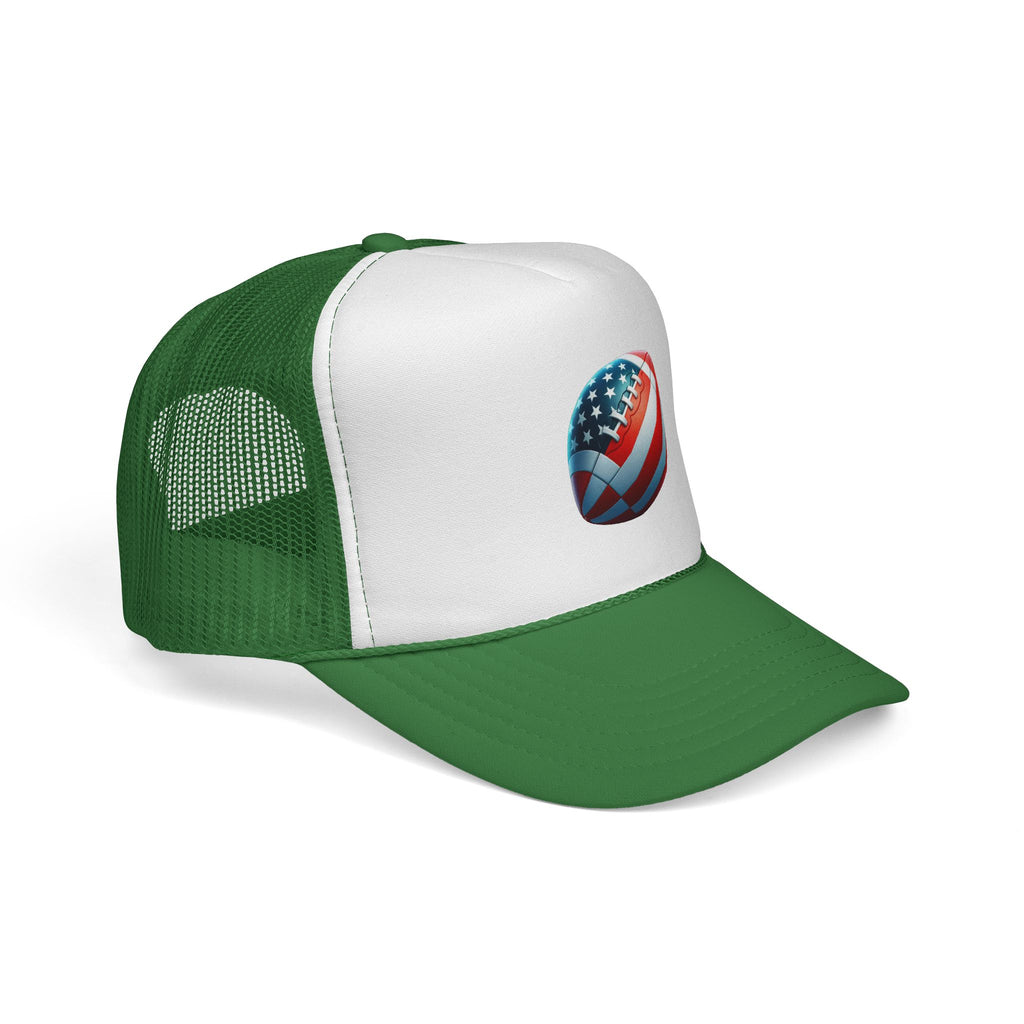 American Football Trucker Cap  Retro Gridiron Hat