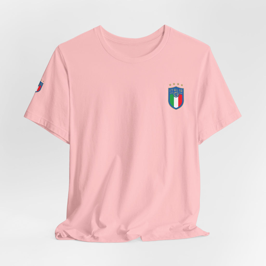 Italy Crest Tee  Italian Flag Shield T-Shirt