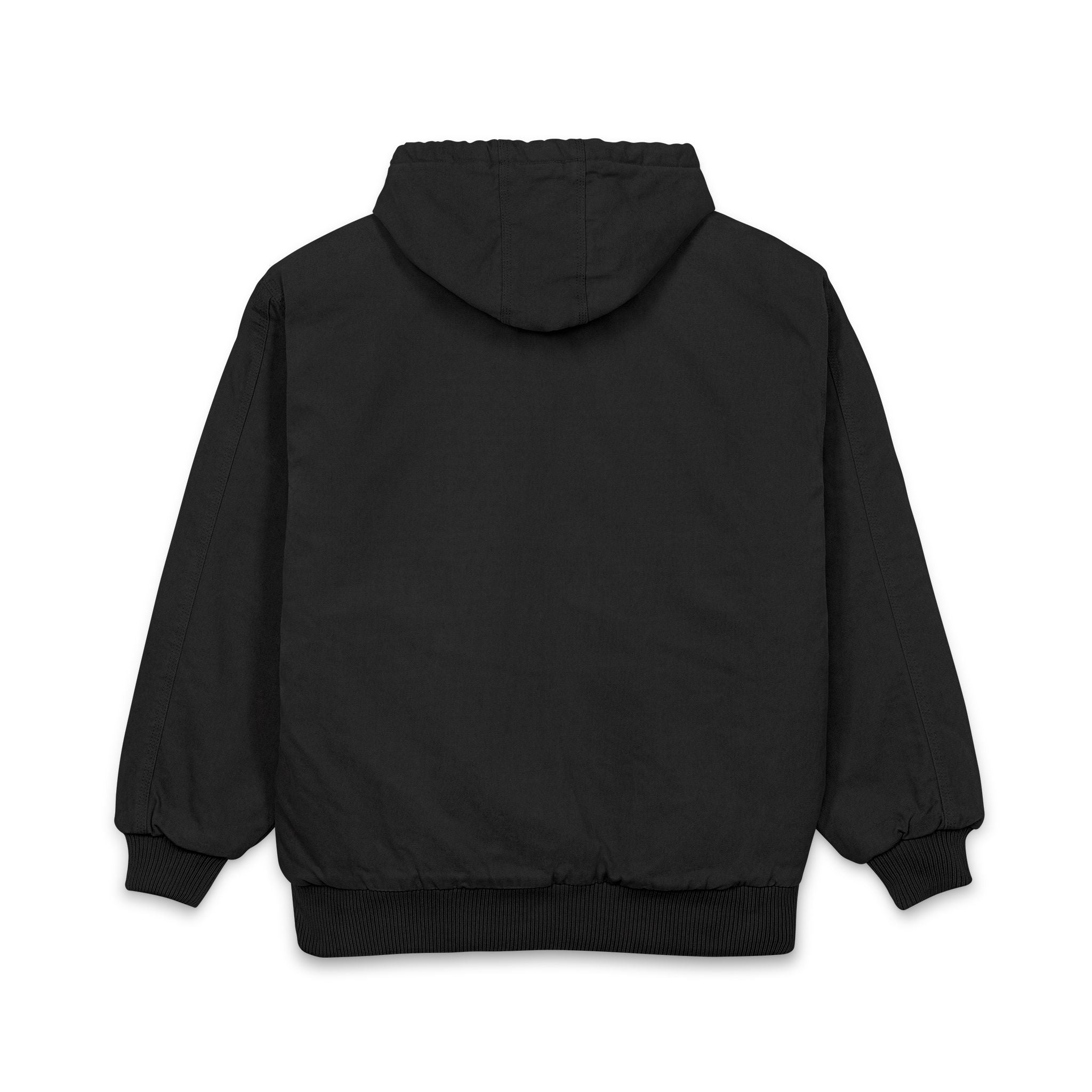 Embroidered Hooded Work Jacket Heavy Duck Cloth Hooded Jacket