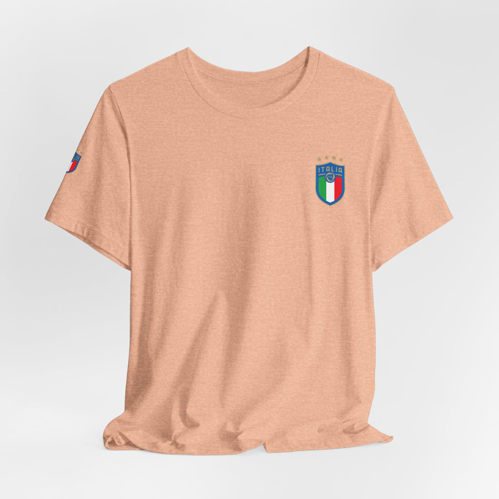 Italy Crest Tee  Italian Flag Shield T-Shirt