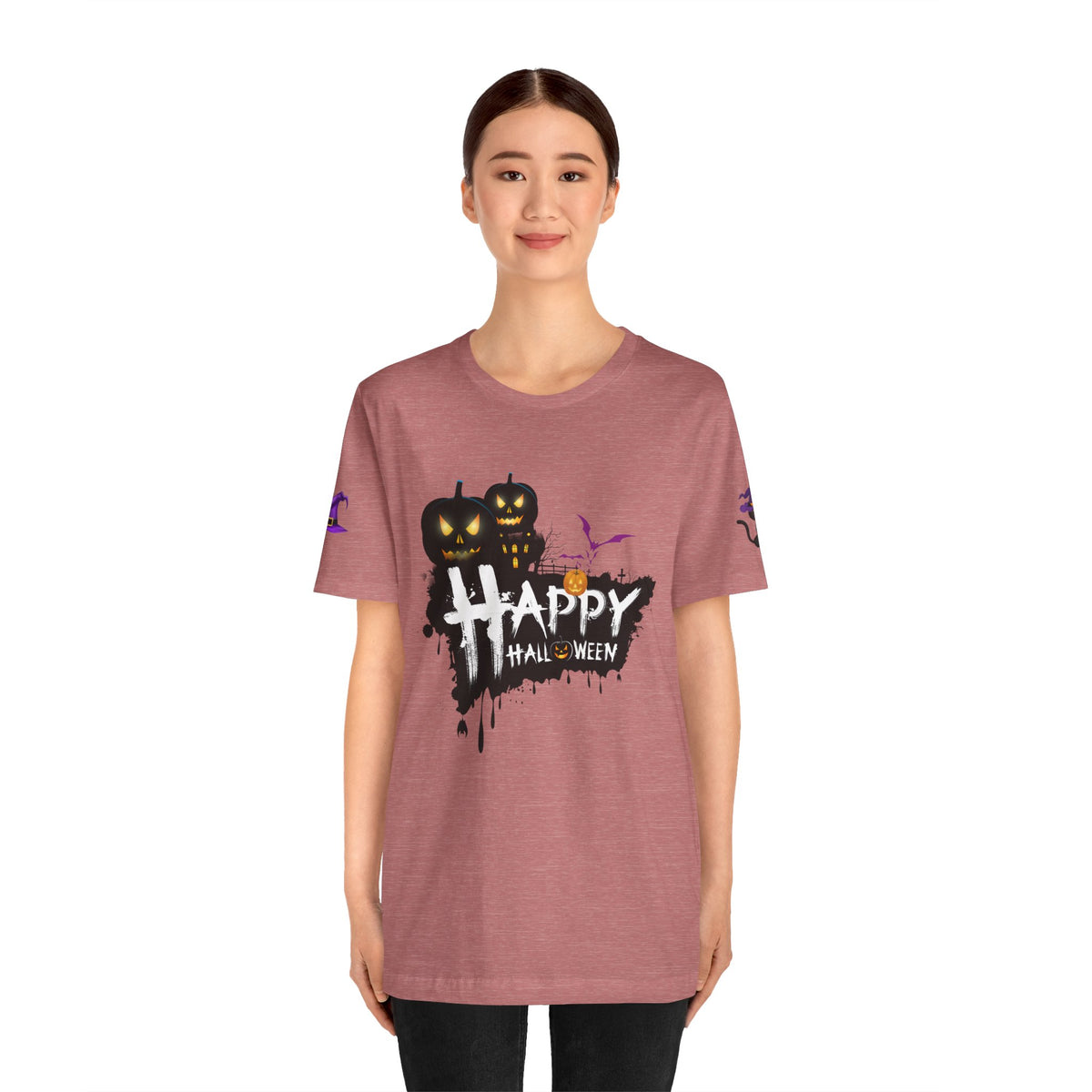 Happy Halloween Pumpkins T‑Shirt