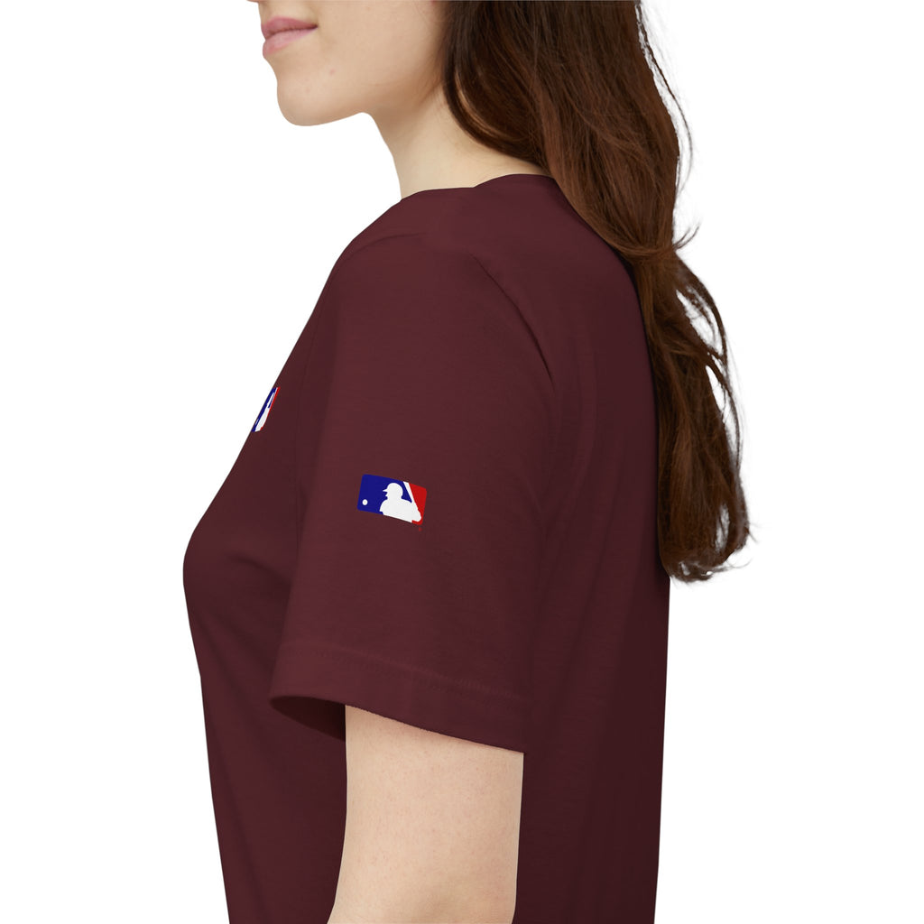 Baseball Logo T-Shirt  Minimal Chest Patch Tee