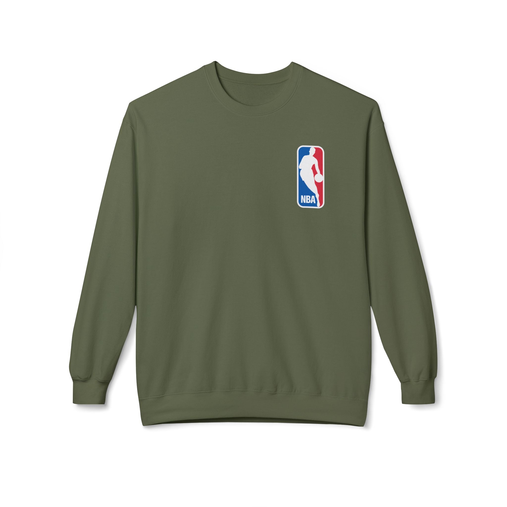 NBA Logo Sweatshirt | Basketball Logo Crewneck, Athletic Fan Apparel