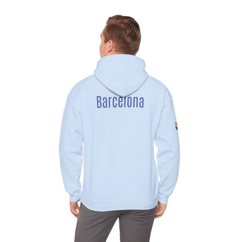 Hoodie  Barcelona Crest Hoodie with Small Badge