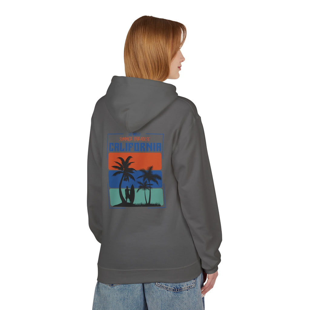 California Sunset Surf Hoodie  Summer Vacation Beach Pullover
