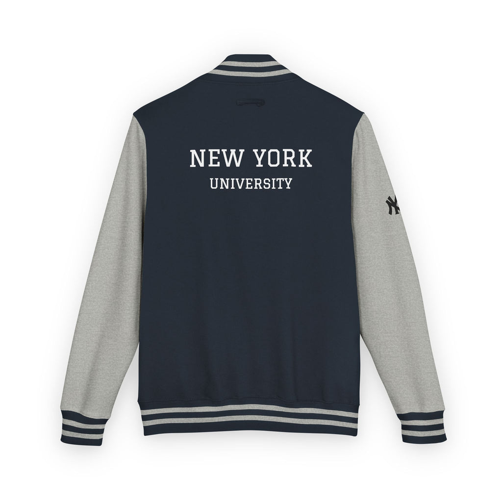 New York Letterman Jacket Varsity Style Red & White Baseball Jacket