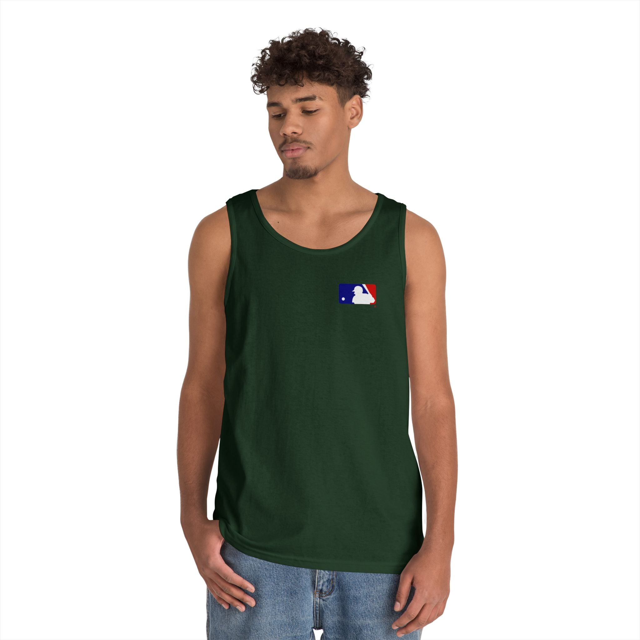 Baseball Glove Tank Top  Vintage Mitt & Ball Graphic