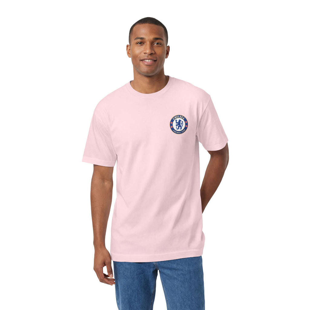 Chelsea Football Club Tee Minimal Crest Front & CHELSEA Back
