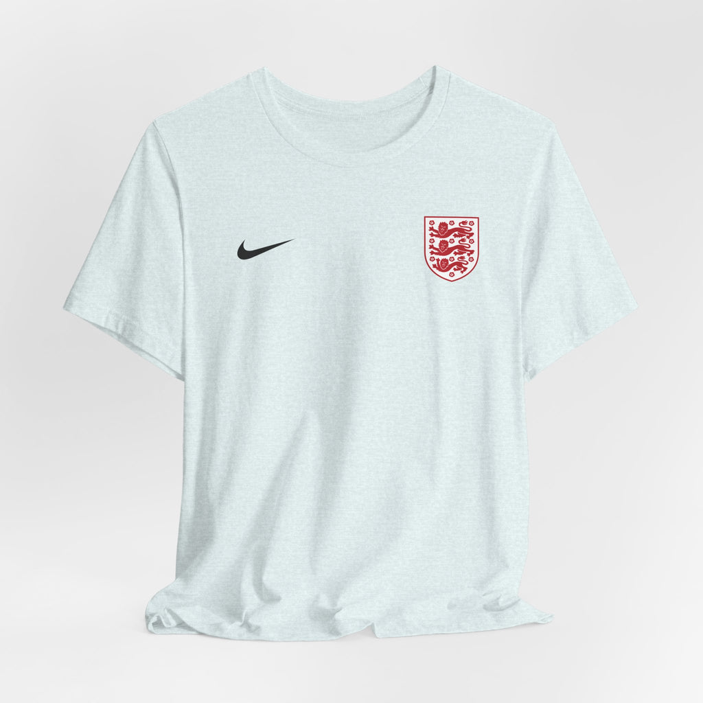 England Crest Soccer Tee — 'ENGLAND' Back Graphic
