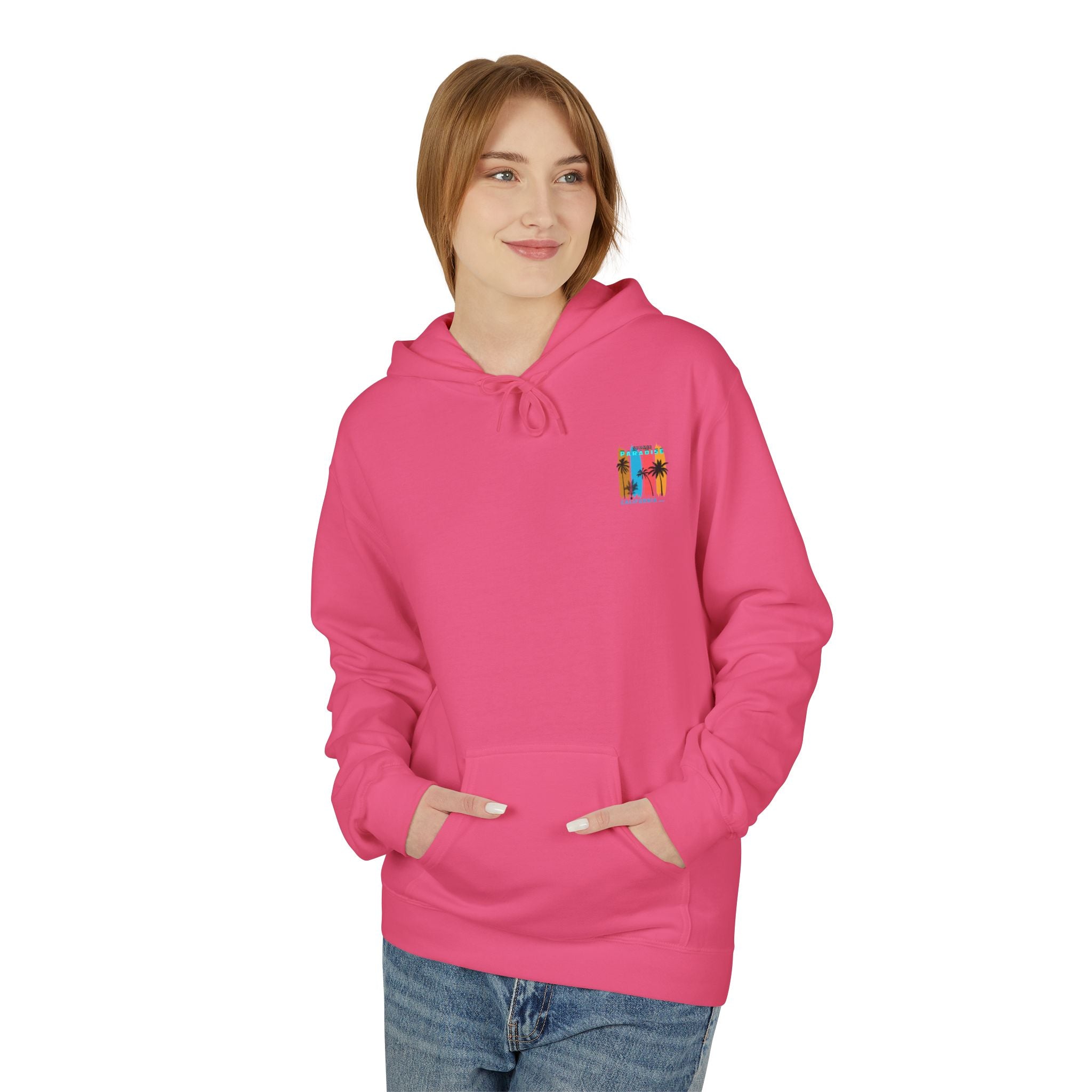 California Sunset Surf Hoodie  Summer Vacation Beach Pullover