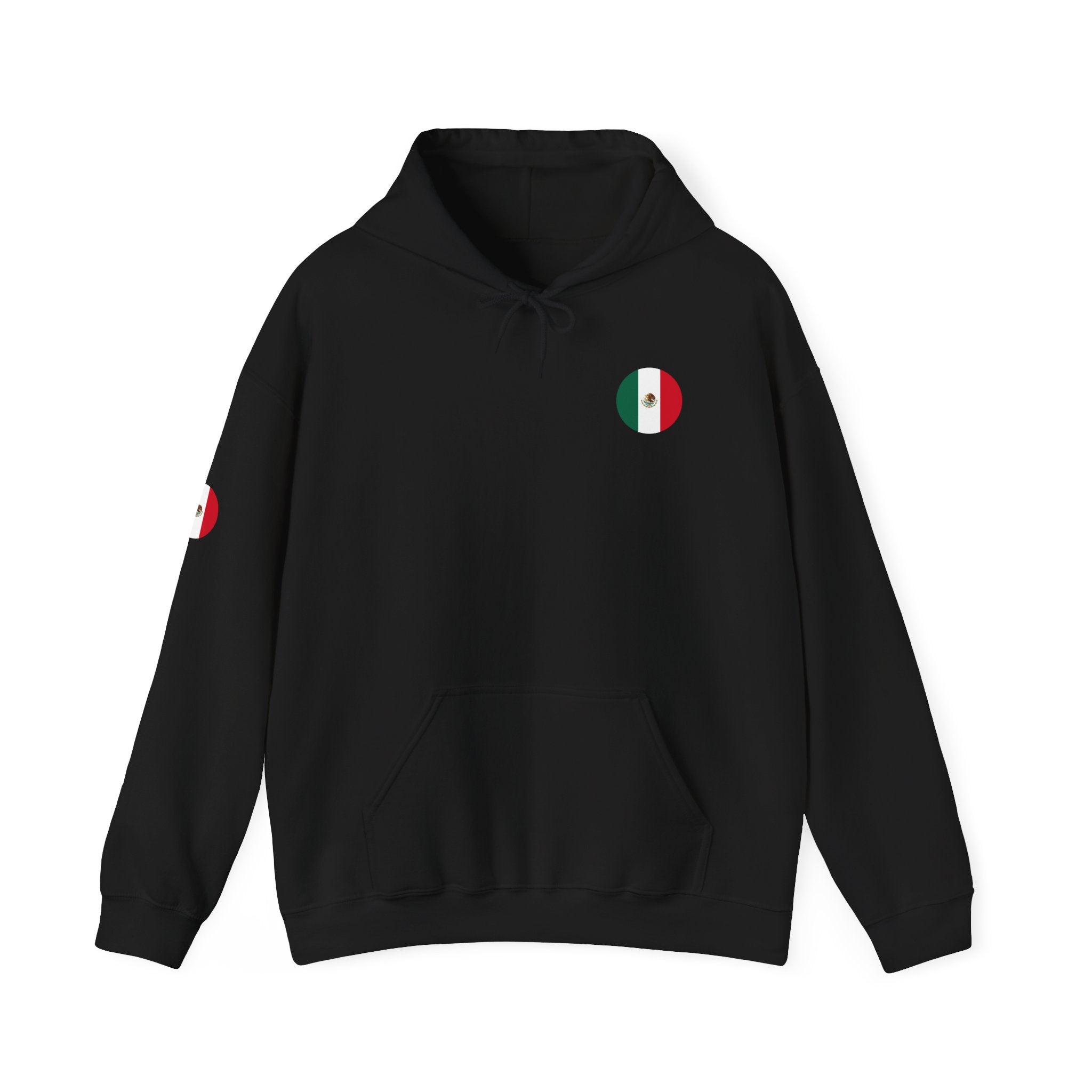 Mexico Flag Hoodie  Minimal Mexican Pride Pullover